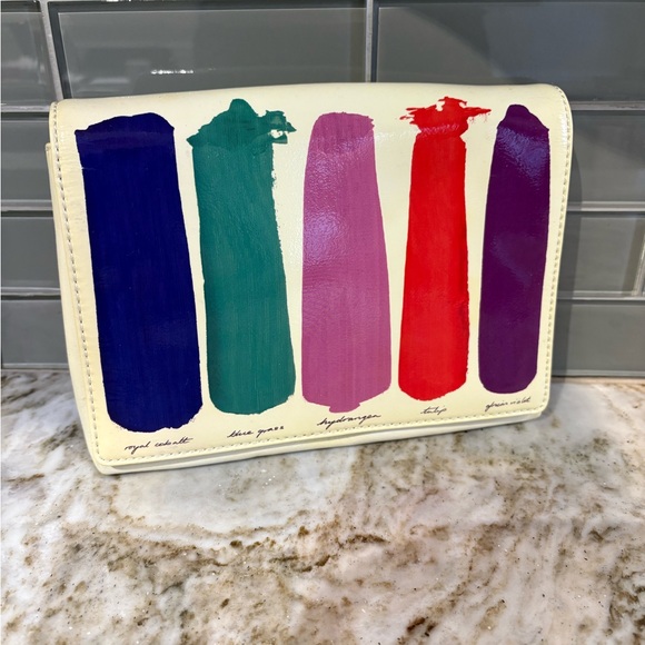 Kate Spade Brush Stroke Gene Clutch NWT $348